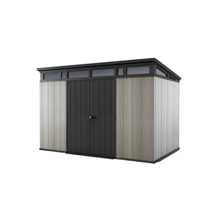 Keter Artisan 11x7 ft Grey Resin Steel-Reinforced Storage Shed - photo 2