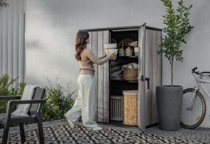 Keter Vertical Storage Shed Storm Grey - photo 2