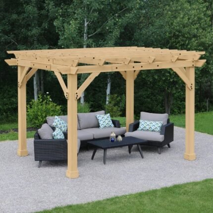 Yardistry 10 x 12 ft Cedar Meridian Pergola - photo 7