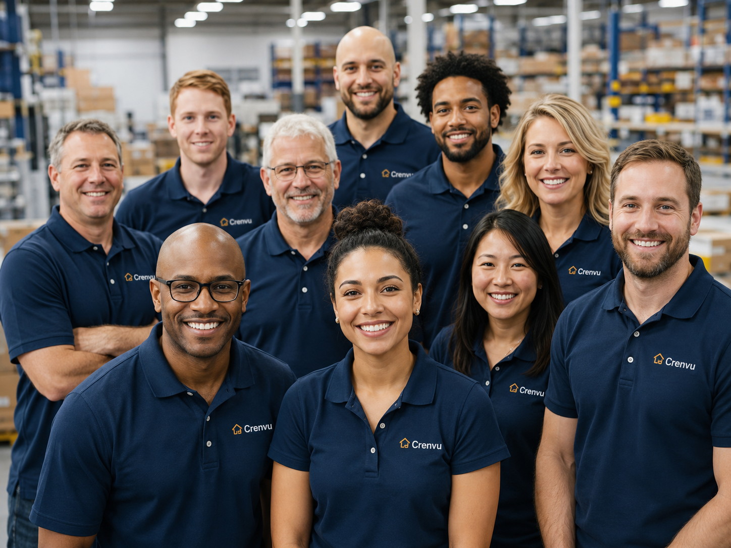 The Crenvu team at our Madisonville, KY warehouse